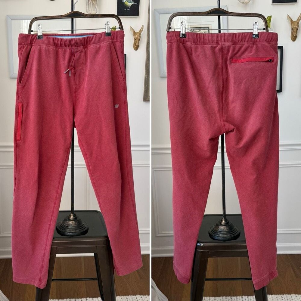 Mark Wheldon Ace Sweatpants Sunwashed Red Heather $98 L